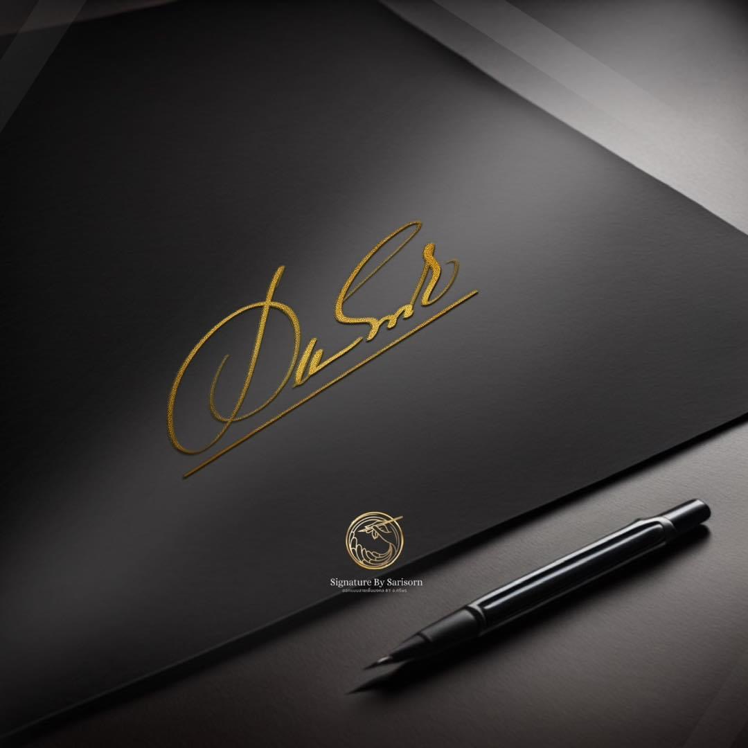 ออกแบบลายเซ็นภาษาอังกฤษ ตัว D